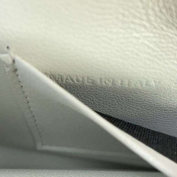 BALENCIAGA Chain Shoulder Bag Everyday Leather 593785 White - Picture 11 of 12